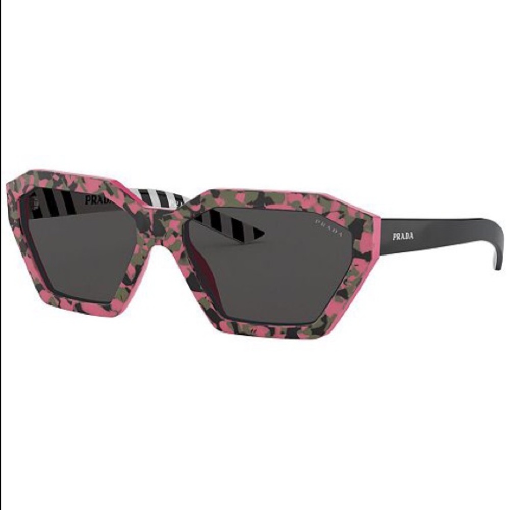 NEW Prada Pink Sunglasses with Case & Cloth
